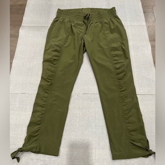 [L]PrAna Green Bindu Pant Jogger Sweatpants with Elastic Waistband - Picture 4 of 13